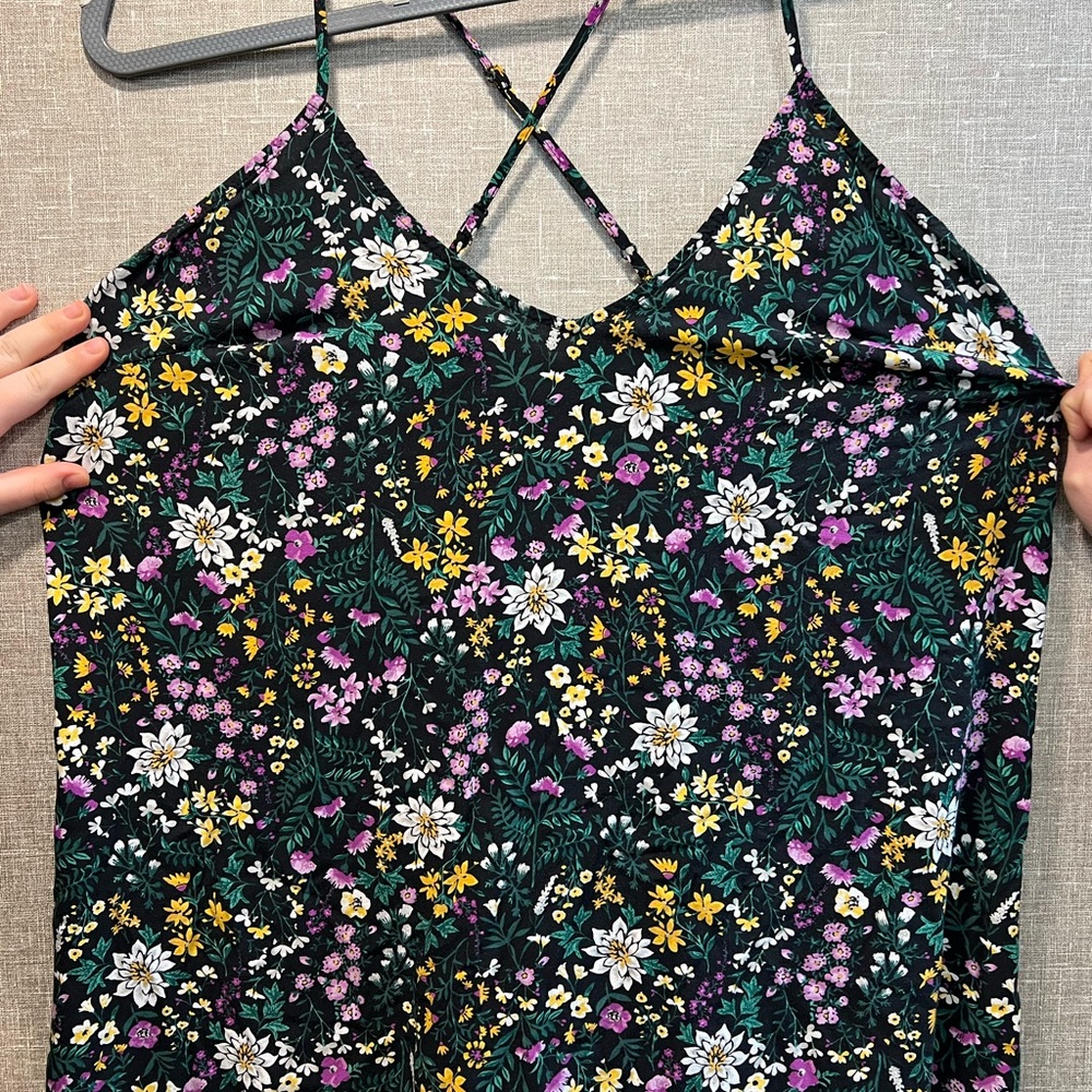 Old Navy floral maxi dress size XL